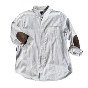 J.Crew Wool Blend Oxford With Suede Elbow Patches